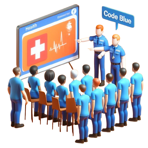 Poster Pelatihan Code Blue Response Team di GMT Husada